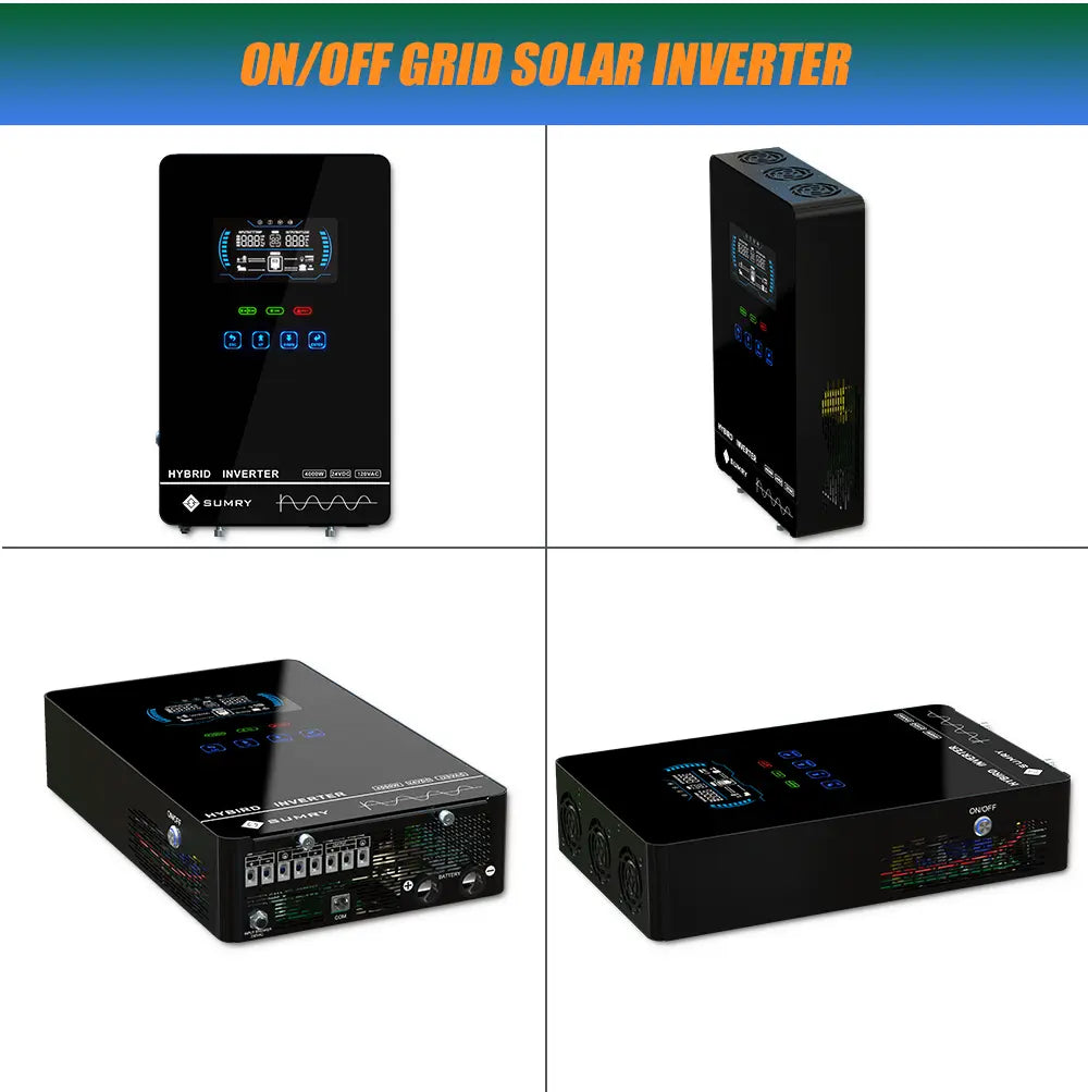 Sumry 4000W off Grid Solar Inverter 140A 5600W MPPT Solar Charger Hybrid US Ship for off Grid Power Systems & Solar Energy Applications